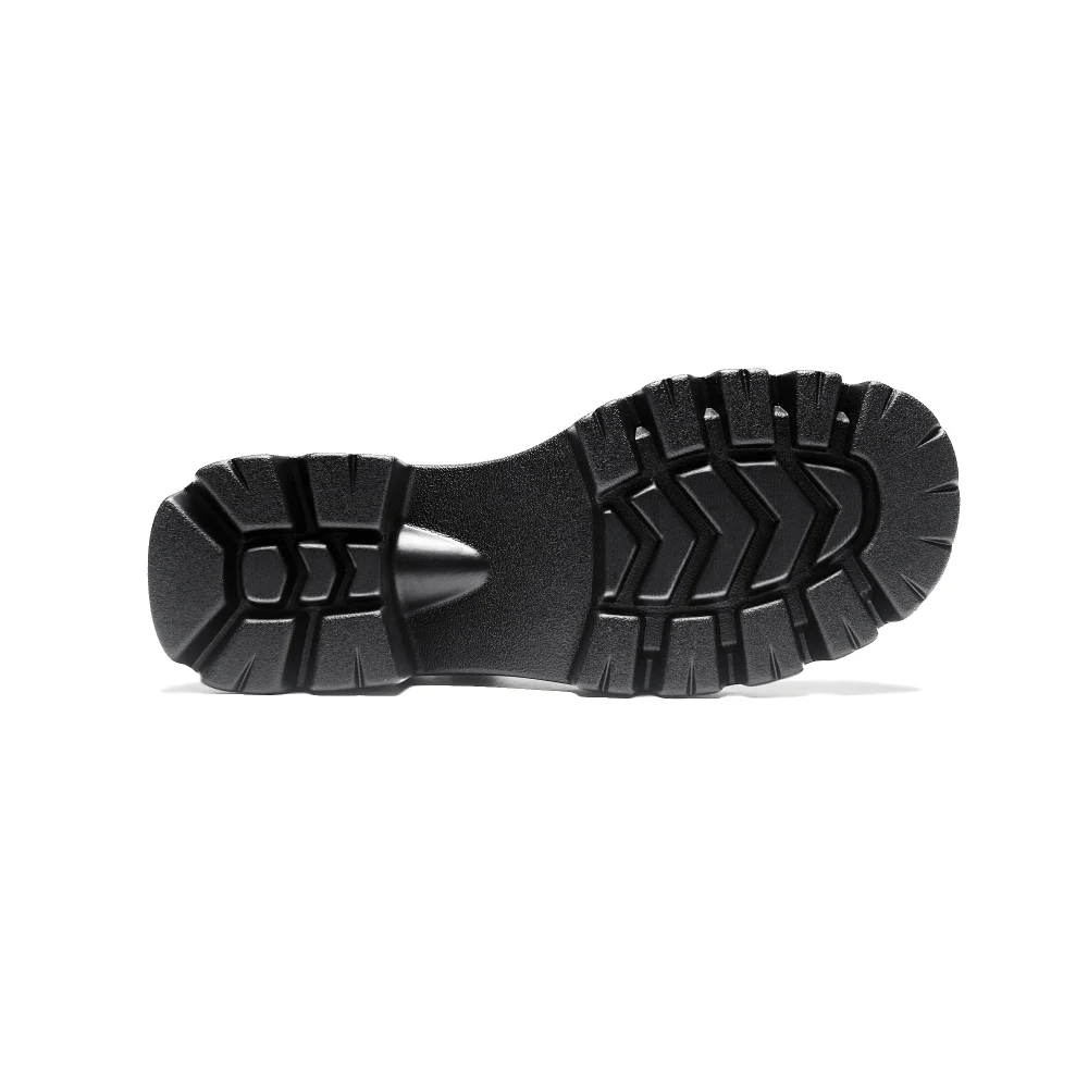 Elvora Penny Platform Loafer in Black Matte, view 6