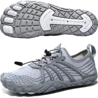 Elvora Barefoot Water Shoe in Gray